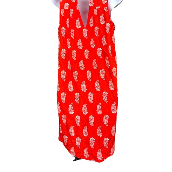 SzM Old Navy Paisley Red Dress - Picture 4 of 5